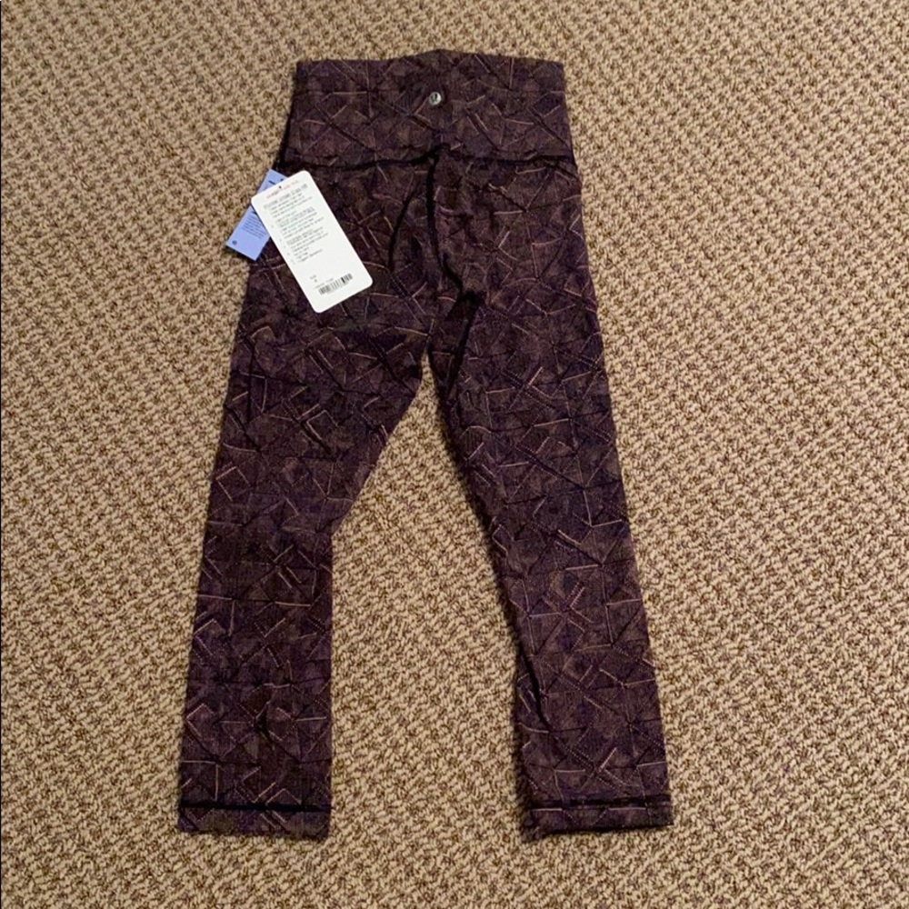 Lululemon Wunder Under Crop 21” HR Size 4 NWT - Picture 6 of 8